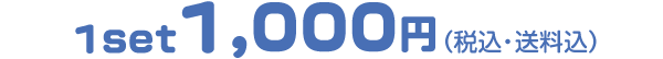 1set 1000JPY