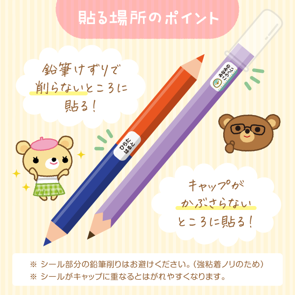 貼る場所のポイント