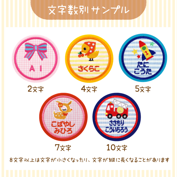 文字数別サンプル