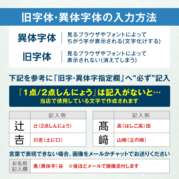 旧字体・異体字体の入力方法